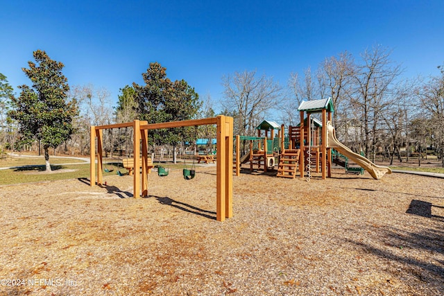 view of play area