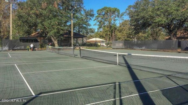 view of sport court