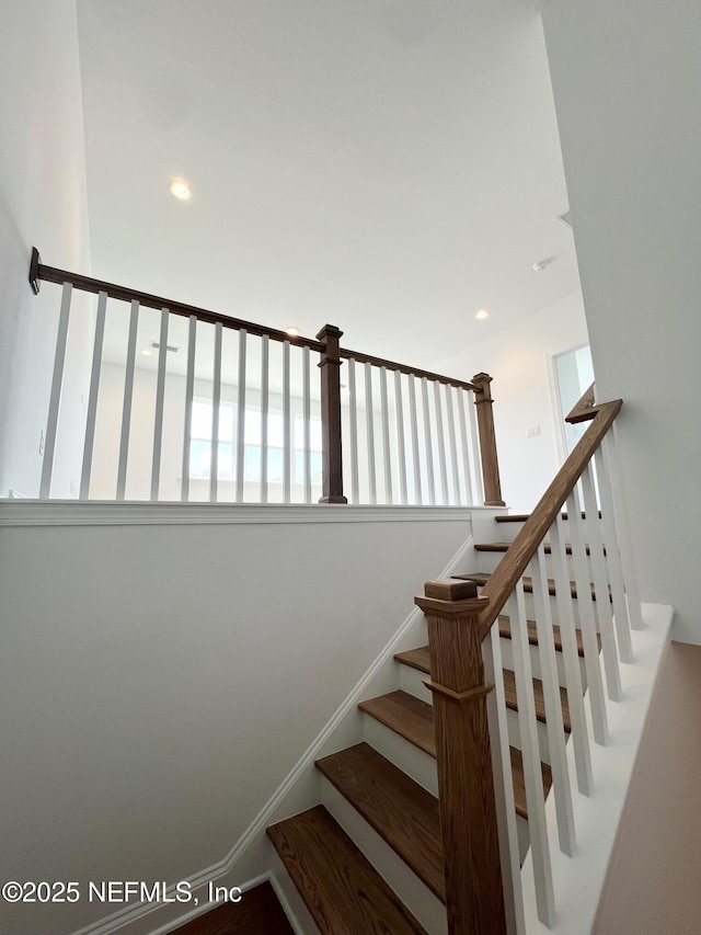 88 Latham Dr, Ponte Vedra, FL 32081 - stairs featuring recessed lighting