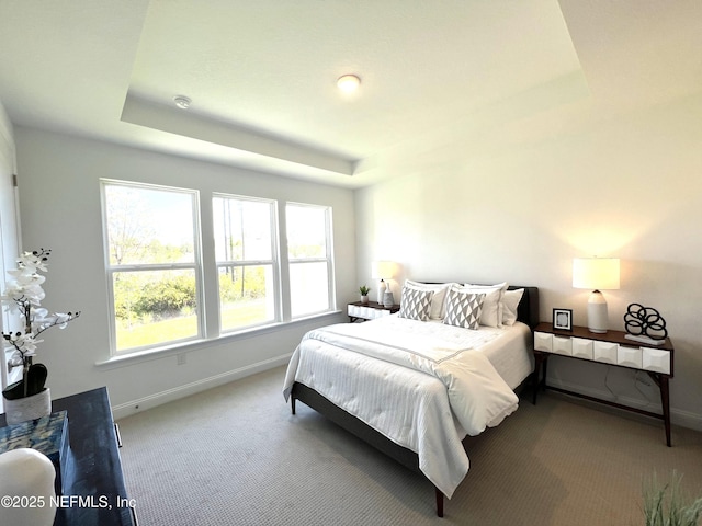88 Latham Dr, Ponte Vedra, FL 32081 - carpeted bedroom featuring baseboards and a tray ceiling