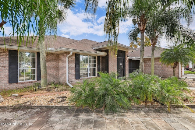 view of ranch-style home