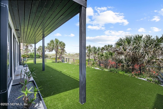 1304 Strand St, Neptune Beach, FL 32266 - view of yard