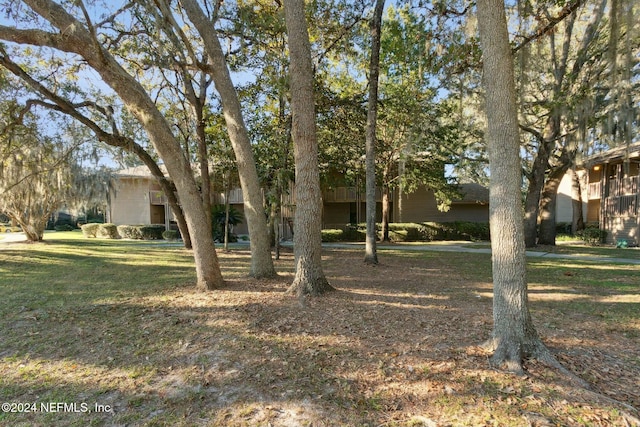 view of front facade featuring a front lawn