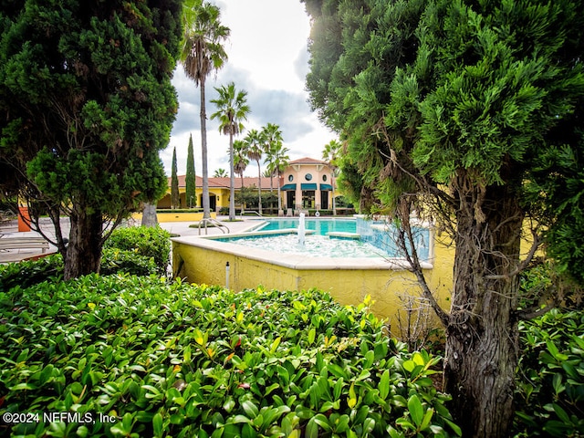 view of pool