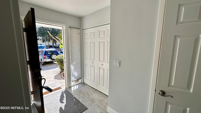 view of entrance foyer