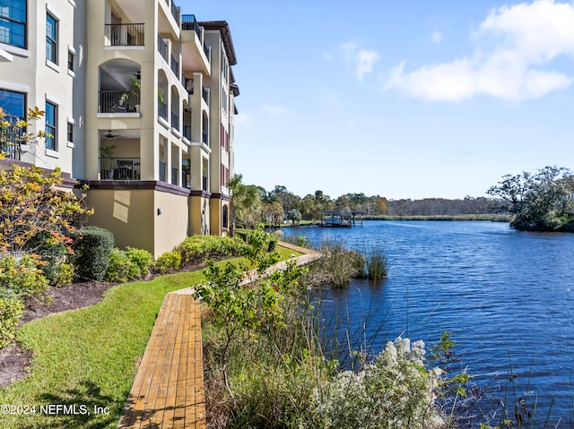 property view of water