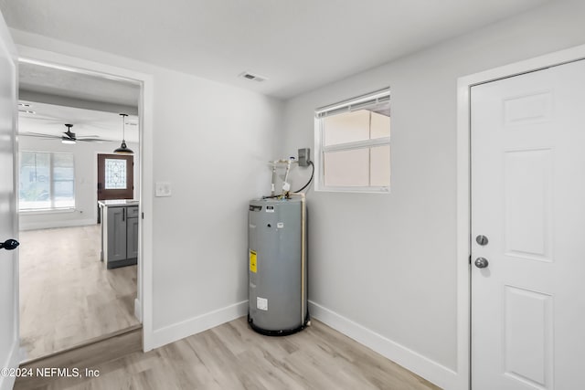 utilities featuring electric water heater