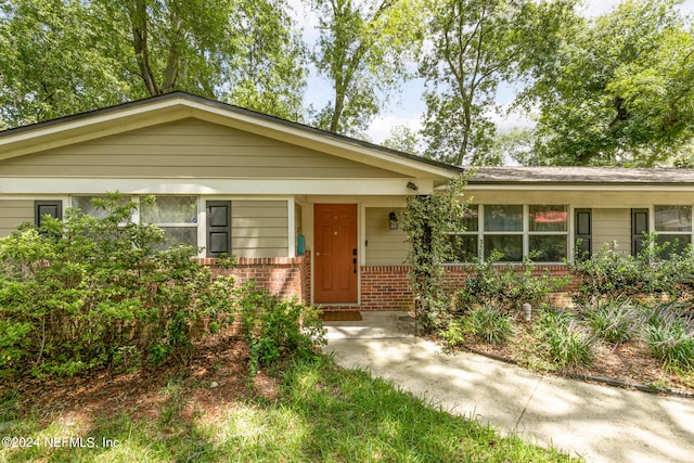 view of ranch-style house