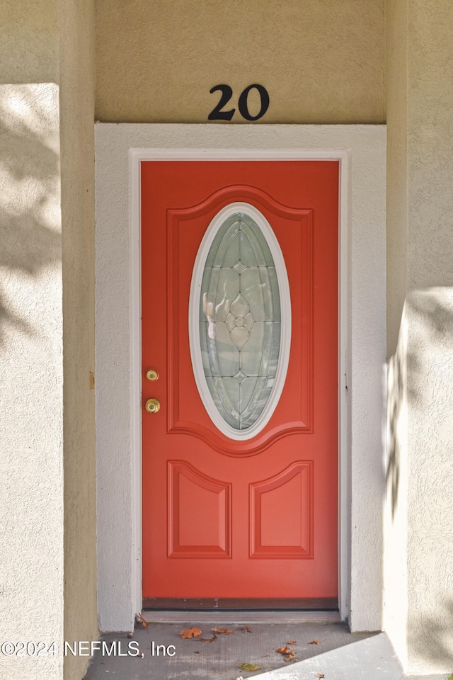 view of entrance to property