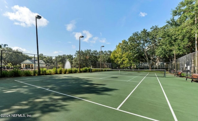 view of sport court