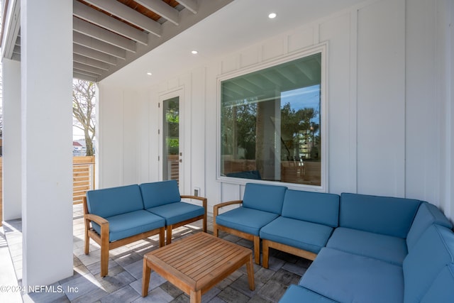 2 Sanchez Cv, Saint Augustine, FL 32080 - view of patio with an outdoor living space