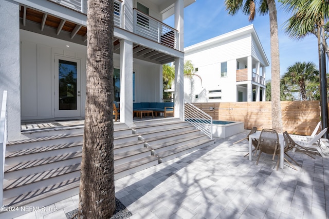 2 Sanchez Cv, Saint Augustine, FL 32080 - view of patio / terrace with a balcony
