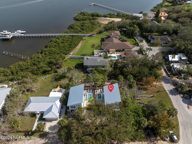 2 Sanchez Cv, Saint Augustine, FL 32080 - aerial view of property and surrounding area featuring a nearby body of water
