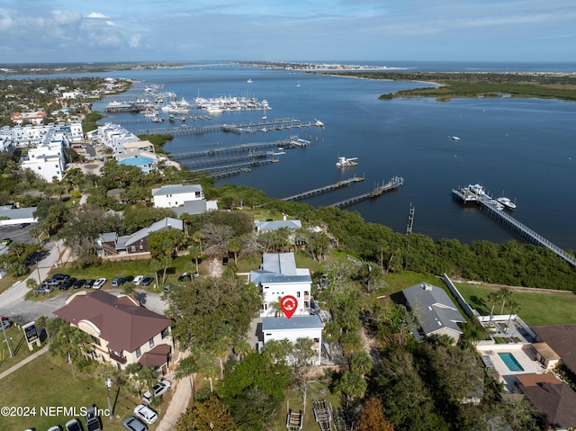 2 Sanchez Cv, Saint Augustine, FL 32080 - aerial view of property's location featuring a large body of water and a marina