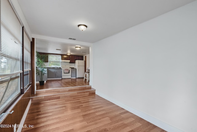 interior space featuring light hardwood / wood-style floors