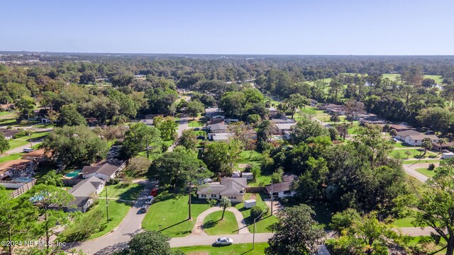 7305 Poinciana St, Jacksonville, FL 32217 - aerial perspective of suburban area with a forest