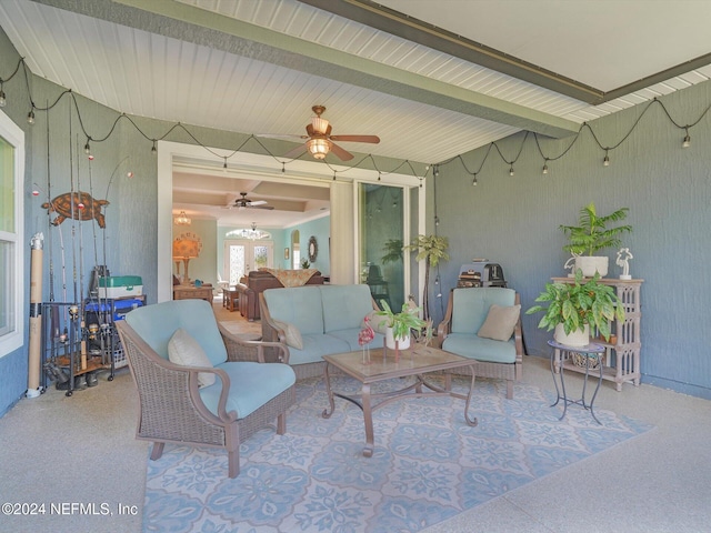 view of patio / terrace with outdoor lounge area