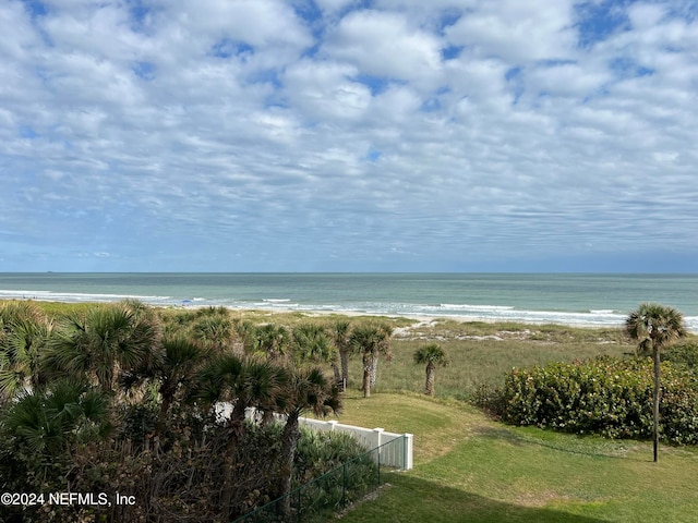 water view with a beach view