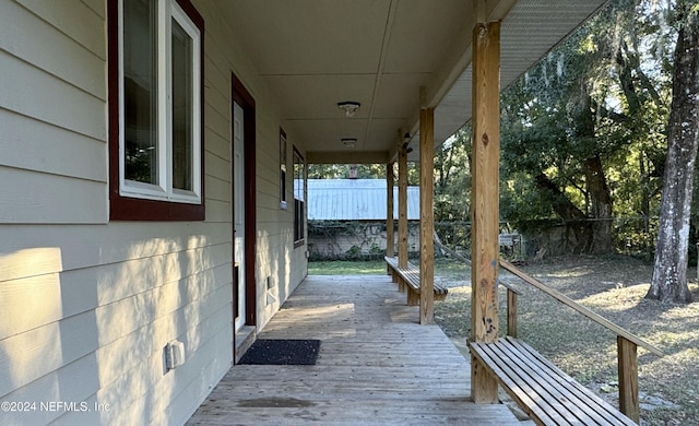 view of deck