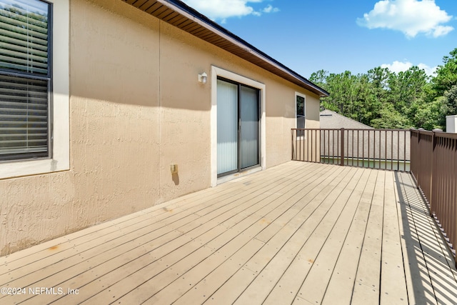 view of deck