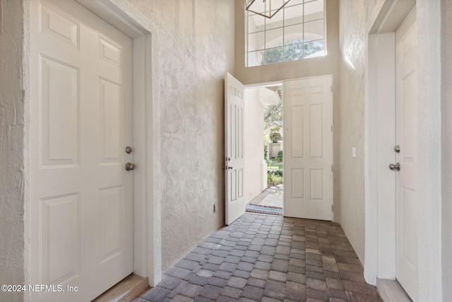 view of foyer entrance