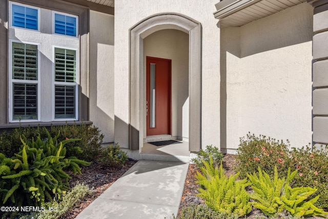 view of property entrance