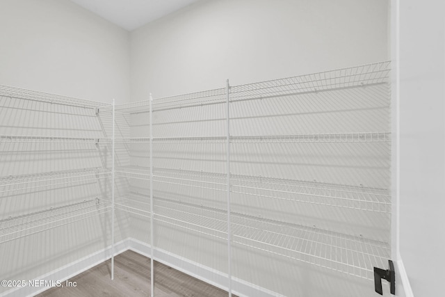 view of storage area