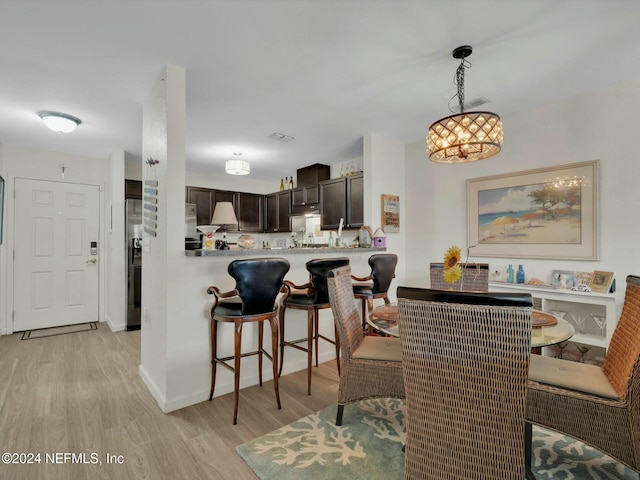 156 Sandy Beach Ln, Atlantic Beach, FL 32233 - dining room featuring light wood-type flooring