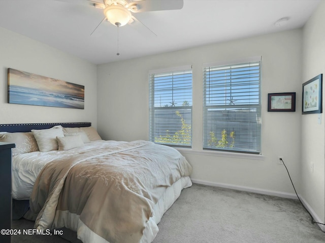 156 Sandy Beach Ln, Atlantic Beach, FL 32233 - bedroom with carpet flooring and ceiling fan