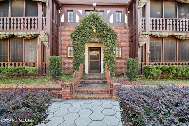 view of entrance to property