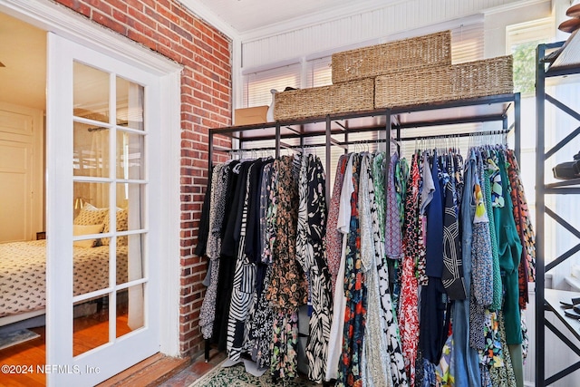 view of closet