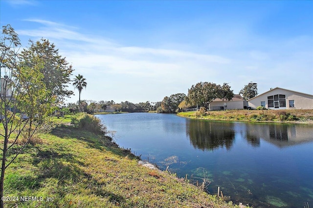 view of water feature