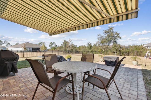 view of patio / terrace with grilling area