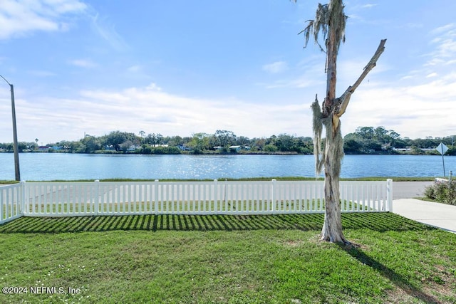 view of water feature