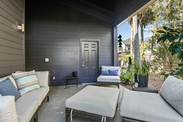 view of patio / terrace with outdoor lounge area