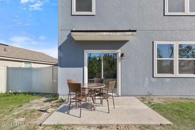 exterior space featuring a patio area