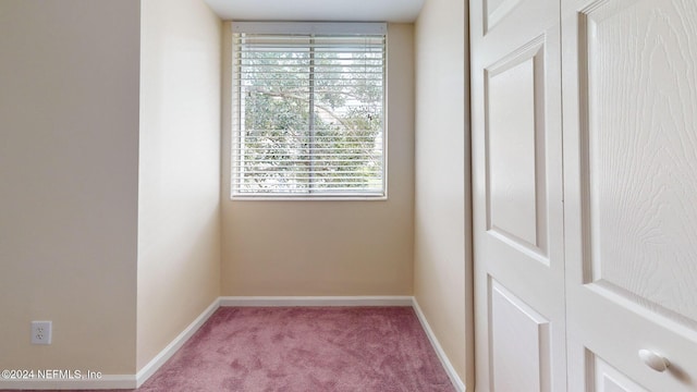 spare room featuring light carpet and a healthy amount of sunlight