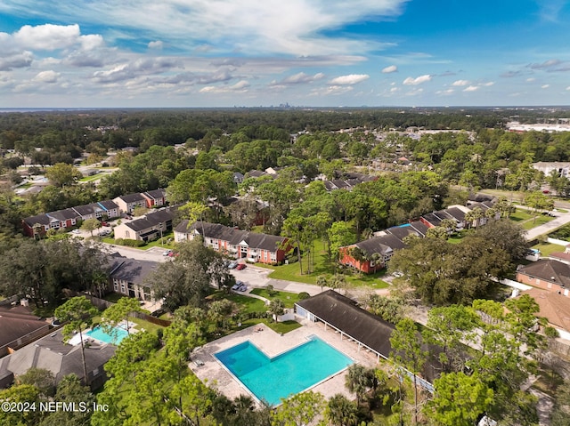 8880 Old Kings Rd S Unit 106, Jacksonville, FL 32257 - aerial view of residential area featuring a pool area