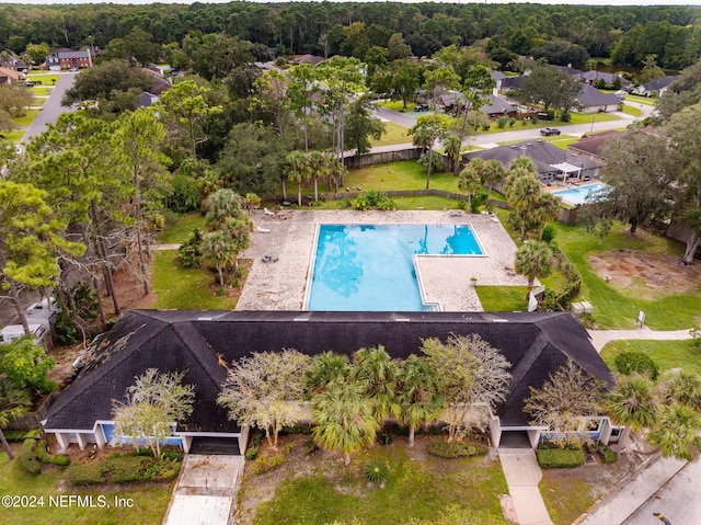 8880 Old Kings Rd S Unit 106, Jacksonville, FL 32257 - bird's eye view of a pool