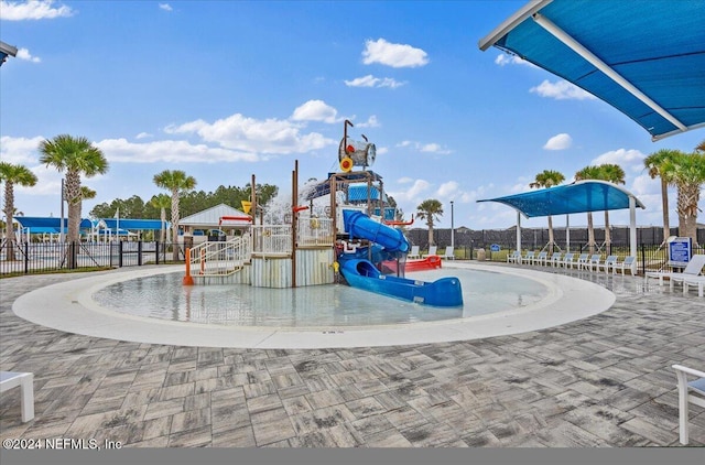 view of jungle gym