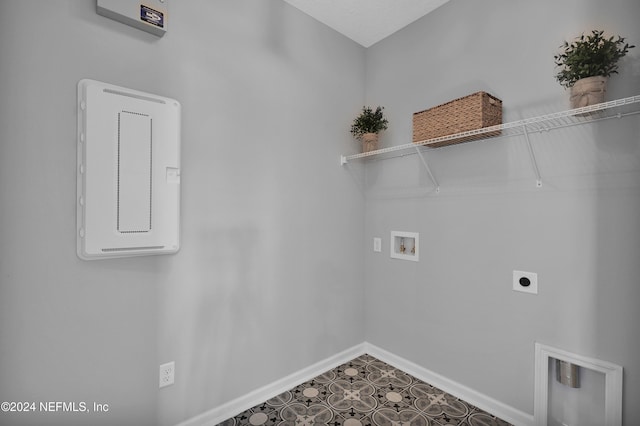 1024 Creighton Rd, Fleming Island, FL 32003 - washroom with hookup for a washing machine, baseboards, and electric dryer hookup