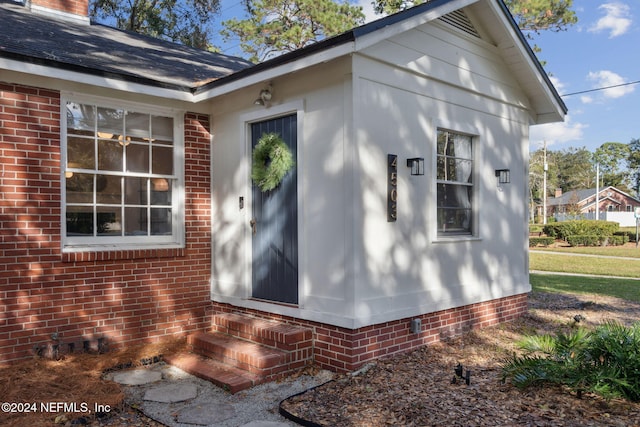 view of side of property