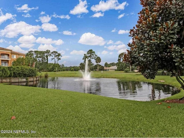 view of water feature