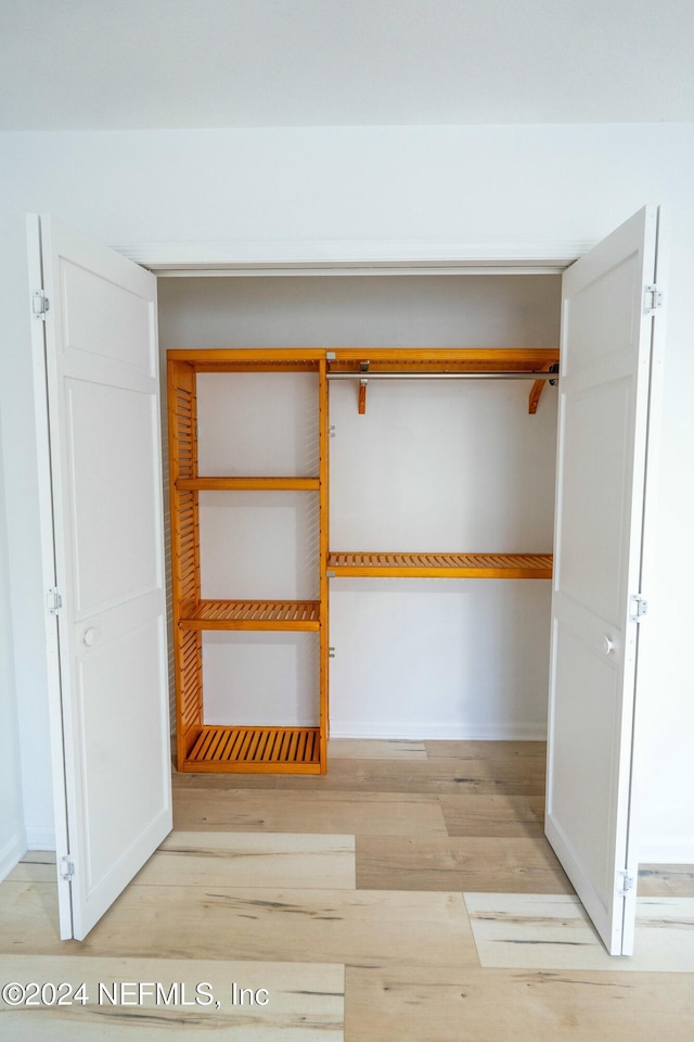 view of closet