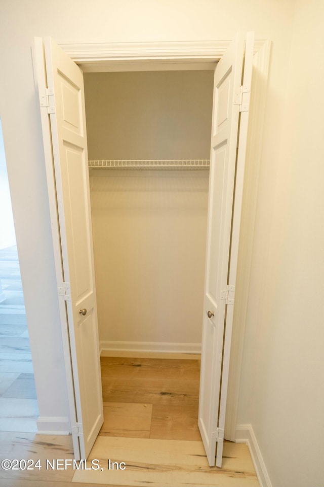 view of closet