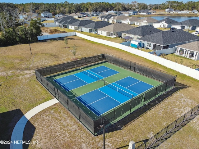 view of tennis court