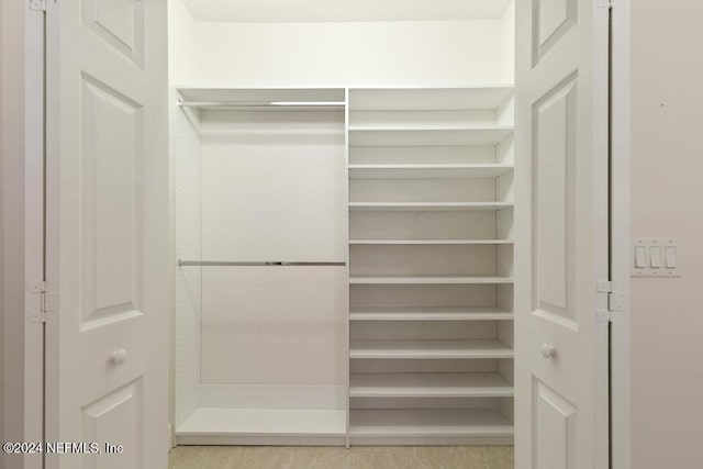 view of closet