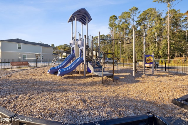 view of play area