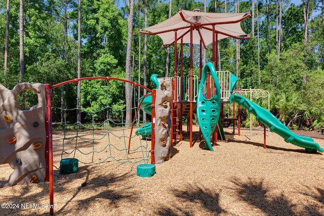 view of play area