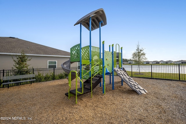 view of jungle gym